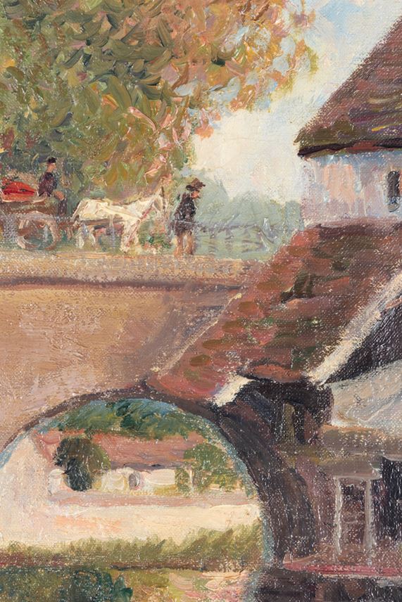 Georges Manzana Pissarro - Petit Lavoir du Pont Pierre, Morêt-sur-Loing | MasterArt